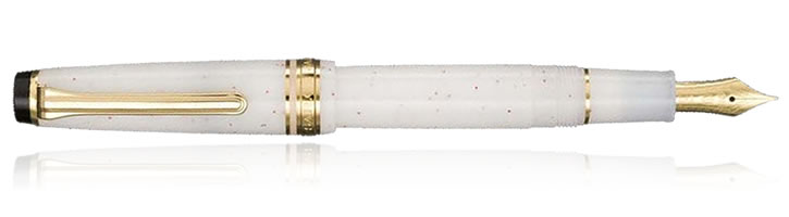 Sailor Shiki-Oriori Pro Gear Four Seasons Fountain Pens in White Lame