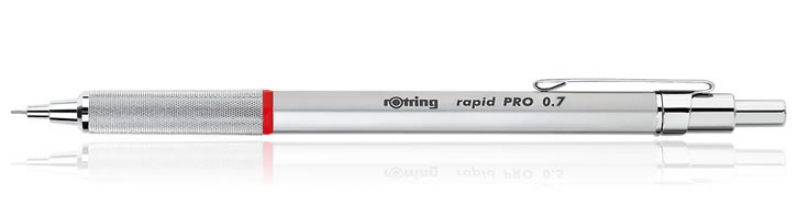 Rotring Rapid Pro Mechanical Pencils in Silver - 0.7mm