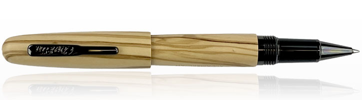 Conklin All American Limited Edition Olive Wood Rollerball Pens in Olive Wood / Gunmetal
