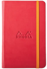 Rhodia Rhodiarama Memo & Notebooks in 5-1/2 X 8-1/4 - Poppy/Blank