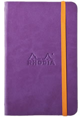 Rhodia Rhodiarama Memo & Notebooks in 5-1/2 X 8-1/4 - Purple/Blank