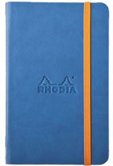 Rhodia Rhodiarama Memo & Notebooks in 5-1/2 X 8-1/4 - Sapphire/Blank