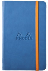 5-1/2 X 8-1/4 - Sapphire/Lined Rhodia Rhodiarama Memo & Notebooks