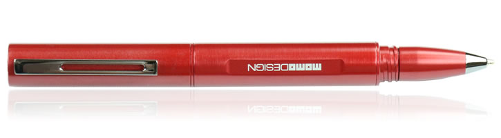 Delta Momo Design Alumina Rollerball Pens in Red