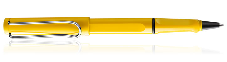 Yellow Lamy Safari Rollerball Pens
