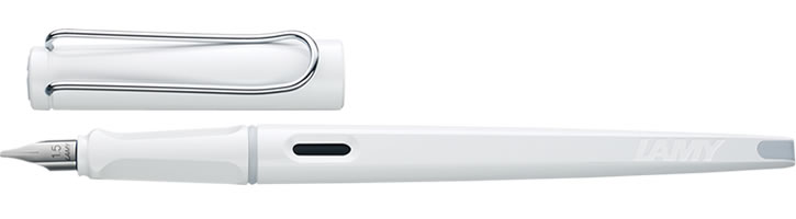 Lamy Joy Calligraphy Fountain Pens in White - 1.5