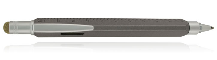 Monteverde Tool 60 Ballpoint Pens in Platinum Grey