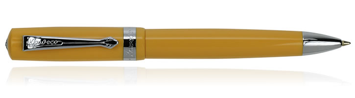 Vintage Yellow Kaweco Student Ballpoint Pens