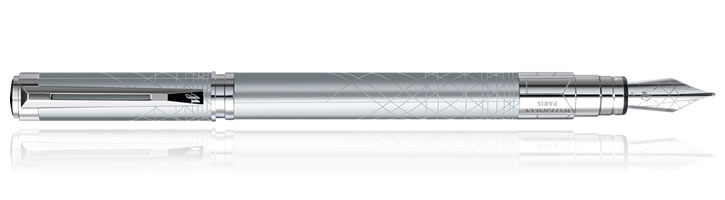 Waterman Perspective Fountain Pens in Silver CT