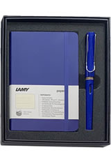 Lamy Gift Set Notebook & Safari Fountain Pens