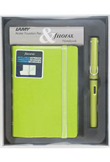 Lamy / Gift Set - Notebook & AL-Star Fountain Pens in Charged Green