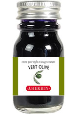 Vert Olive J Herbin Bottled Ink(10ml) Fountain Pen Ink
