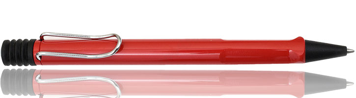 Red Lamy Safari Ballpoint Pens