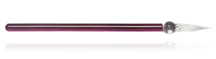 J Herbin Smooth Frosted Glass Dip Pens in Violet