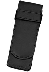 Royce 2 Slot Leather Double Pen Carrying Cases