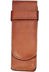 Royce 2 Slot Leather Double Pen Carrying Cases