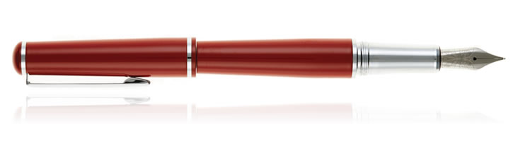 Nemosine Fission Fountain Pens in Classic Red