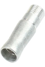 Karas Kustoms Ink Grip Pen Parts in Tumbled Raw Aluminum