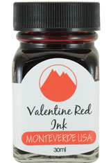 Valentine Red Monteverde Bottled Ink(30ml) Fountain Pen Ink