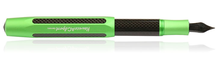 Green Kaweco AC Sport Fountain Pens