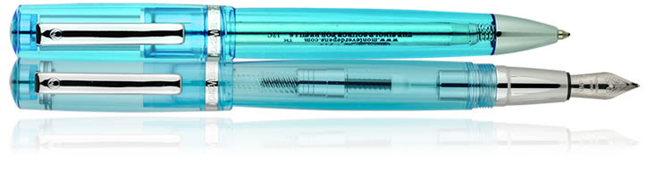 Monteverde Artista Set - Ballpoint & Fountain Pens in Turquoise