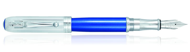 Monteverde Rodeo Drive Fountain Pens in Blue Stardust