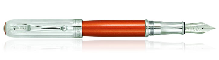 Monteverde Rodeo Drive Fountain Pens in Orange Stardust