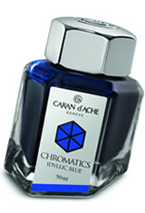 Idyllic Blue Caran d'Ache Chromatics (50ml) Fountain Pen Ink