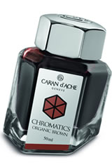 Organic Brown Caran d'Ache Chromatics (50ml) Fountain Pen Ink