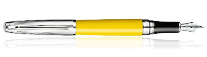 Caran d'Ache Leman Fountain Pens in Yellow