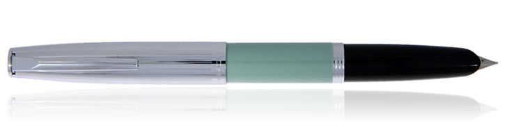 Aurora Vintage Duo-cart Fountain Pens in Light Green