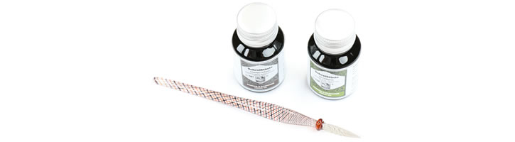 Rohrer & Klingner Gift Set - Ink & Glass Dip Pens