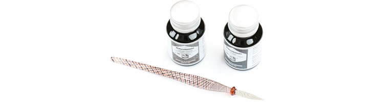 Rohrer & Klingner Gift Set - Ink & Glass Dip Pens