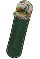 Dee Charles Designs Single Sleeve Pen Carrying Cases in Timber Gold