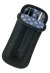 Midnight Blue Dee Charles Designs Double Sleeve Pen Carrying Cases