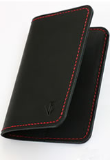 Dee Charles Designs Notebook Cover & Pen Carrying Cases in Midnight Red