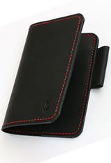 Dee Charles Designs Notebook Cover & Pen Carrying Cases in Midnight Red with Pen Loop