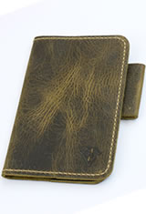 Dee Charles Designs Notebook Cover & Pen Carrying Cases in Rawhide Gold with Pen Loop