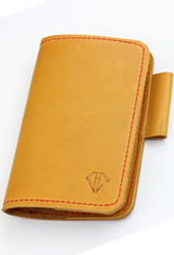 Dee Charles Designs Notebook Cover & Pen Carrying Cases in Sunrise Red with Pen Loop