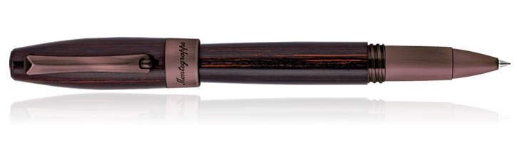 Montegrappa Fortuna Heartwood Rollerball Pens in Teak