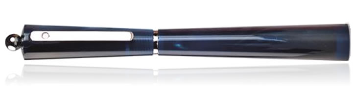 Giuliano Mazzuoli Moka Chiaroscuro Fountain Pens in Chiaroscuro Blue
