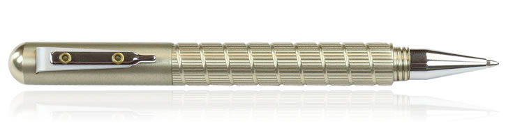 Giuliano Mazzuoli Officina Cassetta Ballpoint Pens in End Mill Vintage Ivory
