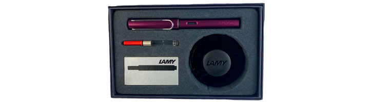 Purple Lamy Gift Set - Ink & AL-Star Fountain Pens