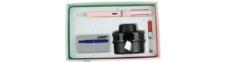 Lamy Gift Set - Ink & Safari Fountain Pens in Rose