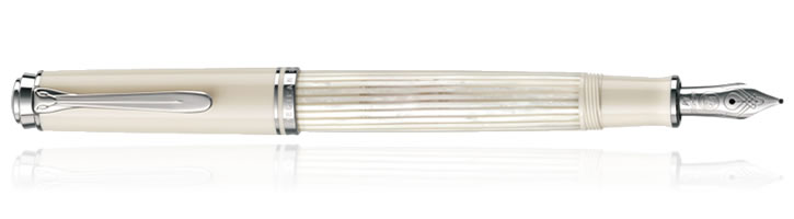 Pelikan Souveran M605 White Transparent Fountain Pens