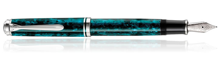Pelikan M805 Ocean Swirl Fountain Pens