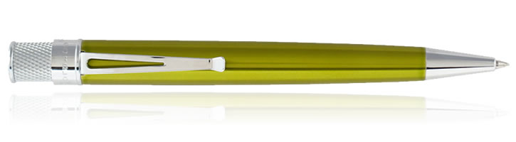Retro 51 Tornado Classic Lacquer Rollerball Pens in Kiwi