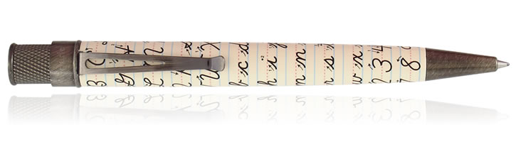 Retro 51 Tornado Vintage Metalsmith Rollerball Pens in Cursive