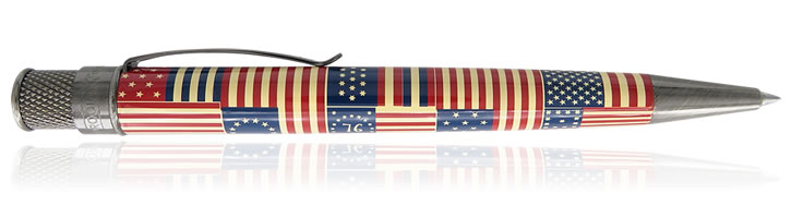 Retro 51 Tornado Vintage Metalsmith Rollerball Pens in Patriot