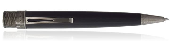 Black Titanium Retro 51 Tornado Big Shot Rollerball Pens